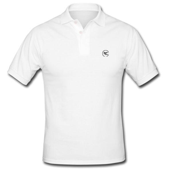 Retro Caddie White Golf Shirt Teeprint